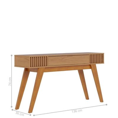 Conjunto Mesa E Aparador Roma Freijo Off White Matte