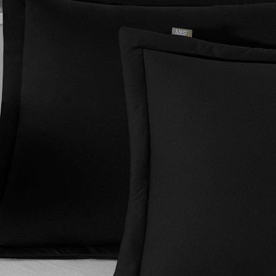 Porta Travesseiro Matelado Nobre 1 Peça Malha 100% Algodão - Preto