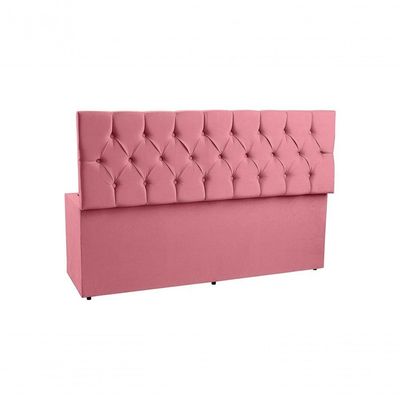 Recamier Baú 1,60m Madrid Suede Rosa
