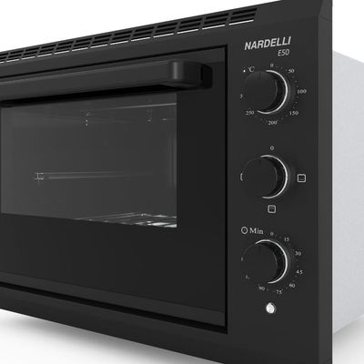 Forno Elétrico Grill E50 De Embutir 50L Nardelli Preto 110V