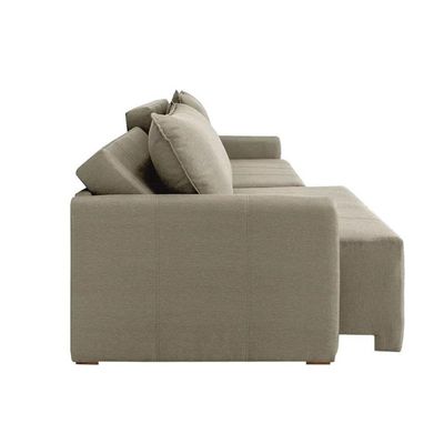 Sofá Cama Montana Retrátil E Reclinável 3 Lugares Sofatec Bronze