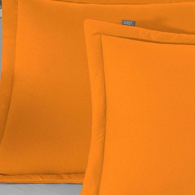 Porta Travesseiro Matelado Nobre 1 Peça Malha 100% Algodão - Laranja