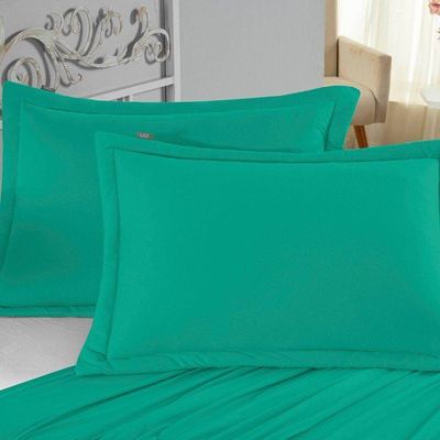 Porta Travesseiro Matelado Nobre 1 Peça Malha 100% Algodão - Jade