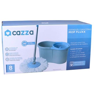 Esfregão Giratório Fluxx 8L CV255419 Cazza Sortido