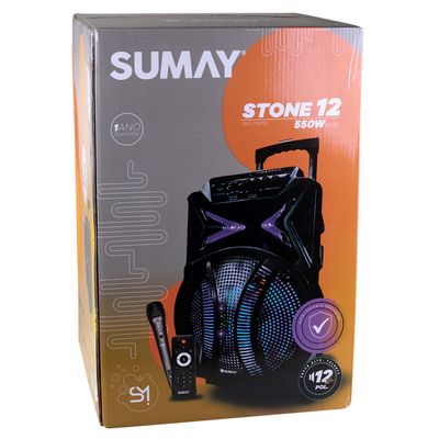Caixa Amplificada 550W SUMAY STONE 12
