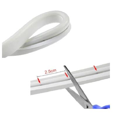 Fita Mangueira Neon 5 Mts Iluminação Flexível Corte 2.5 Cm - Branco Frio