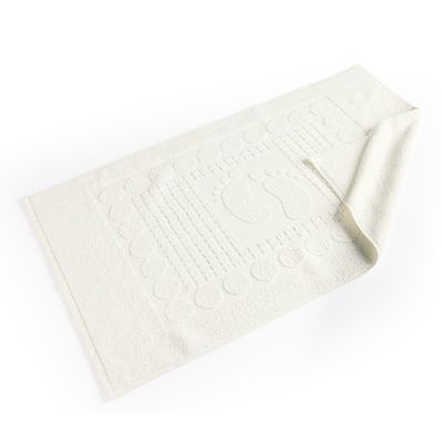 Toalha de Piso Wave Gramatura 700g/m² Antiderrapante 01 Peça 100% Algodão - Off White