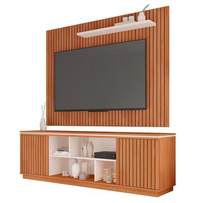 Rack Com Painel Falcon Tv Até 70 Polegadas Caemmun Marrom