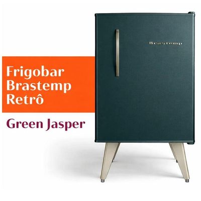 Frigobar Brastemp BRA08MN Retrô 76 Litros Verde 110V