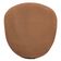 Poltrona Orgânica Kaira Giratória Bouclé Terracota - Nexta Casa