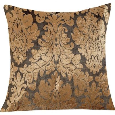 Almofada Decorativa Madri Com Refil 45cm X 45cm 100% Poliéster - Caramelo