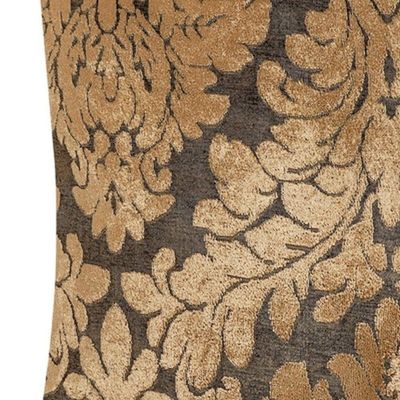 Almofada Decorativa Madri Com Refil 45cm X 45cm 100% Poliéster - Caramelo