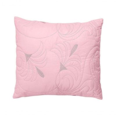 Almofada Decorativa Melody Bordada Com Refil 100% Poliéster - Rosé