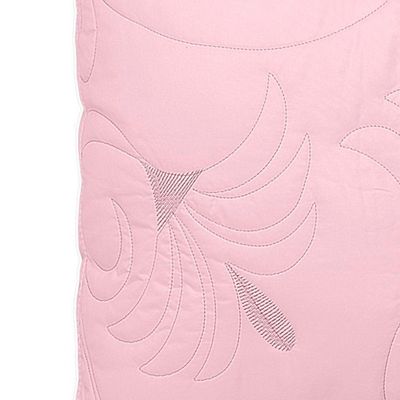 Almofada Decorativa Melody Bordada Com Refil 100% Poliéster - Rosé