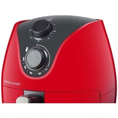 Fritadeira Air Fryers Multilaser 1500W 4litros Ce084 Vermelho 220V