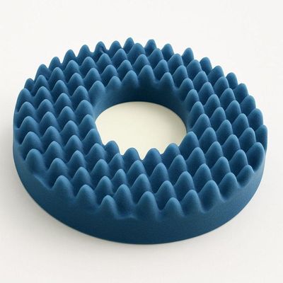 Almofada Caixa De Ovo Redonda 45x45 Cm – Conforto Anatômico E Alívio De Pressão Para Uso Terapêutico E Diário
