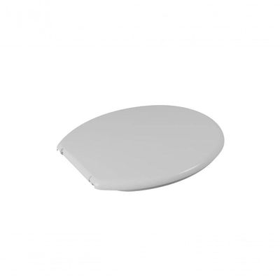 Assento Sanitário Oval Plástico Almofadado Slim Branco
