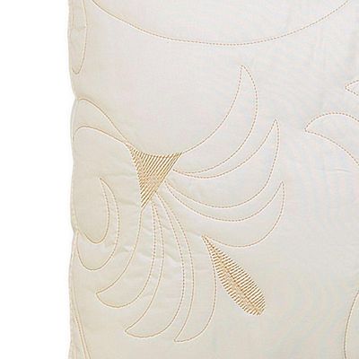 Capa De Almofada Decorativa Melody Bordada 1 Peça 100% Poliéster - Marfim