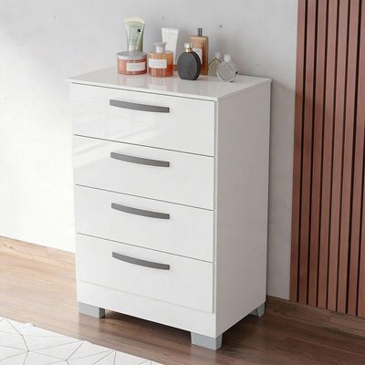 Cômoda Alice 4 Gavetas Poquema Branco