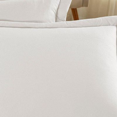 Porta Travesseiro Matelado Nobre 2 Peças Malha 100% Algodão - Palha