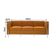 Sofa Le Corbusier 3 Lugares Inox Em Sintético Caramelo