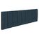 Kit Cabeceira Painel E Calçadeira Recamier Baú Queen 1,60m Holanda Suede - Pallazio Cor Azul Marinho