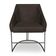 Poltrona Luxo Alana Suede Marrom Base Ferro Preto - Pallazio