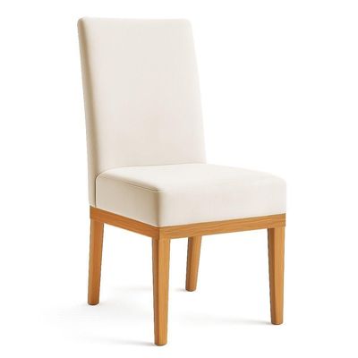 Kit 4 Cadeiras De Jantar Brisa Suede Base De Madeira - Pallazio Cor Bege