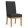 Kit 4 Cadeiras De Jantar Solana Suede Preto Base De Madeira - Pallazio