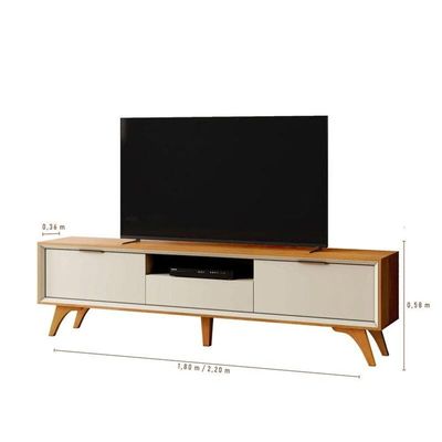 Rack 3 Gavetas Moderno -viena--off White Mavau