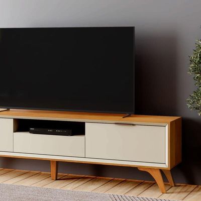 Rack 3 Gavetas Moderno -viena--off White Mavau
