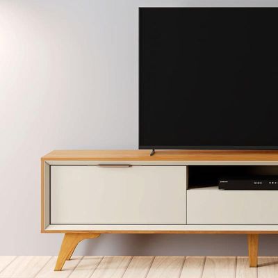 Rack 3 Gavetas Moderno Viena--off White Mavau