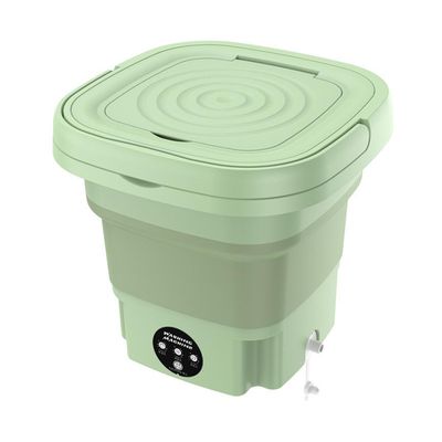 Mini Máquina de Lavar Roupas Dobrável 6,5L Lilás