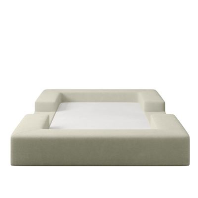 Cama Montessoriana Berço Infantil 100% Espuma Balaqui Decor Bege