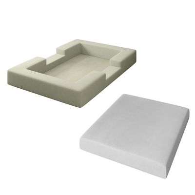 Cama Montessoriana Berço Infantil 100% Espuma Balaqui Decor Bege