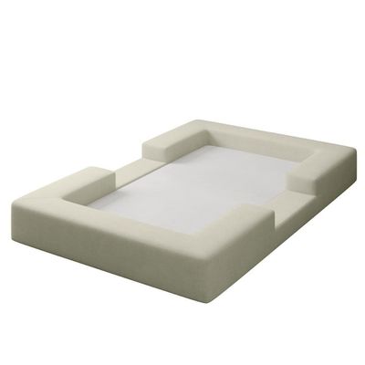 Cama Montessoriana Berço Infantil 100% Espuma Balaqui Decor Bege