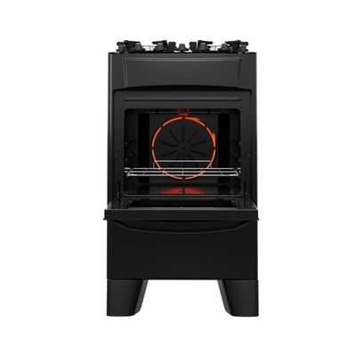 Fogão 4 Bocas A Gás/elétrico Com Airfryer Alpro 440 Realce CR232 Preto 220V