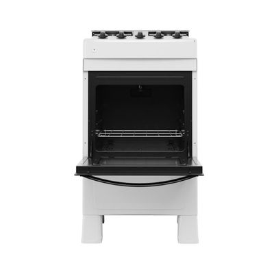 Fogão 4 Bocas A Gás Com Tampa Bivolt Premium Plus Realce Cr227 Branco Bivolt