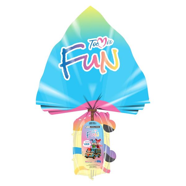Ovo De Pascoa Fun Toc Mix 60G