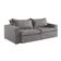 Sofá Cama 3 Lugares Retrátil Reclinável Linho M-184 Martins Cinza