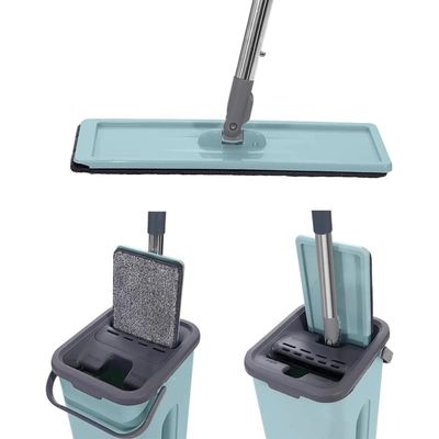 Rodo Mop Flat E Balde Para Limpeza