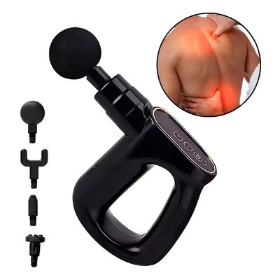 Pistola Massageadora Muscular Elétrica Recarregável