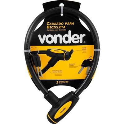 Cadeado Para Bicicleta, 60 Cm, Com Chave, Vonder Ostenvonder