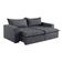 Sofá 5 Lugares Retrátil E Reclinável M-184 Veludo Martins Grafite