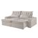 Sofá 5 Lugares Retrátil E Reclinável Martins M-118 Veludo Creme