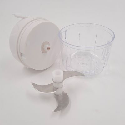 Cortador De Alho E Triturador De Frutas Eletrico 250ml Usb Cor:Branco