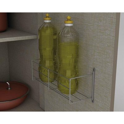 Kit Cozinha Completa Modulada Connect 9 Módulos MDF 120CM Bege Duna Cristal