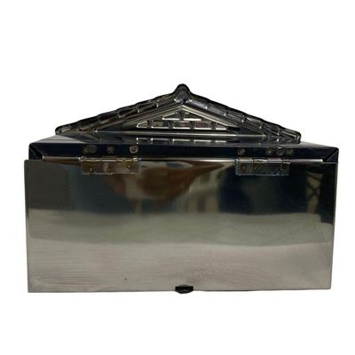 Caixa De Correios Tijolinho Frente E Tampa Traseira Inox 20x25x12cm Cromado