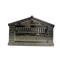 Caixa De Correios Tijolinho Frente E Tampa Traseira Inox 20x25x12cm Cromado