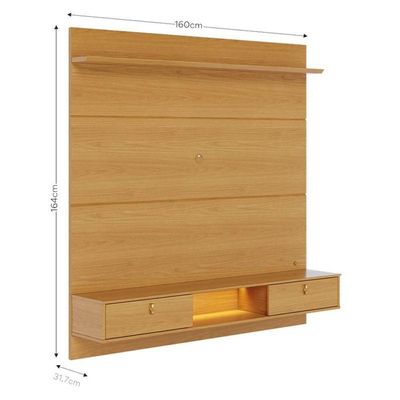 Painel Para Tv Home Suspenso Bali 1.6 Naturale - Colibri